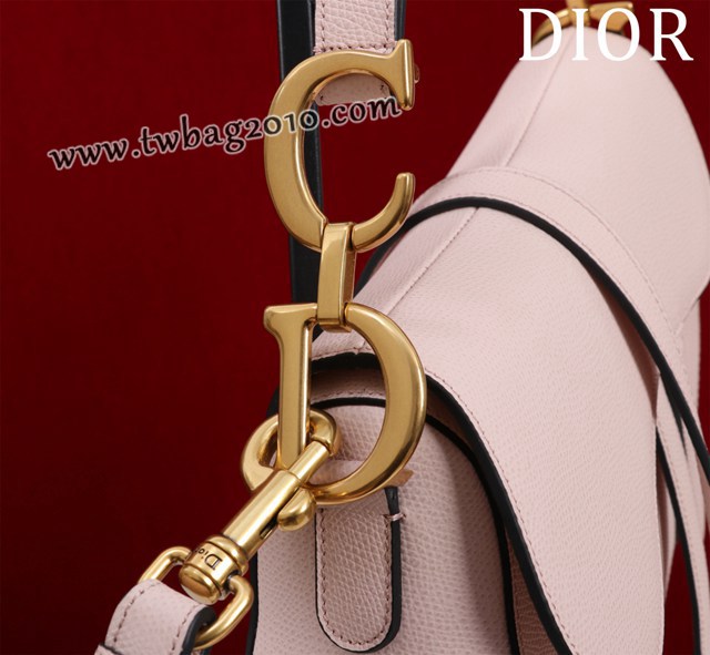 Dior专柜新款迪奥高仿原单长肩带大小号牛皮马鞍包手拎斜挎包 djfk1811